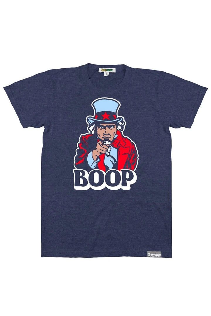 Tipsy Elves Men's Uncle Sam BOOP Tee Patriotic 3 Tipsy Elves Men's Uncle Sam BOOP Tee Patriotic