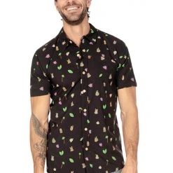 Tipsy Elves Men's Tiki Drinki Drink Hawaiian Shirt