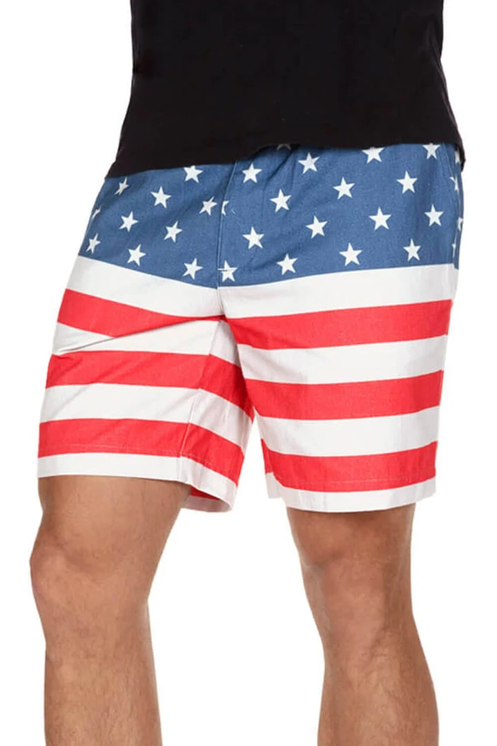 Tipsy Elves Patriotic Men's United We Stand Shorts 4 Tipsy Elves Patriotic Men's United We Stand Shorts