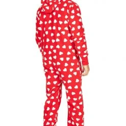Tipsy Elves Men's Beating Hearts Jumpsuit & Gift Box