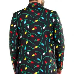 Tipsy Elves Men Tangle Wrangler Blazer W/ Tie
