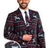 Tipsy Elves Men Rage Deer Blazer W/ Tie