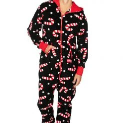 Tipsy Elves Men's Candy Cane Lane Jumpsuit