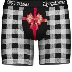 Tipsy Elves Men's Gift Wrapped Boxer Briefs