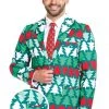Tipsy Elves Men Pine Playboy Blazer W/ Tie