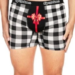 Tipsy Elves Men's Gift Wrapped Boxer Briefs