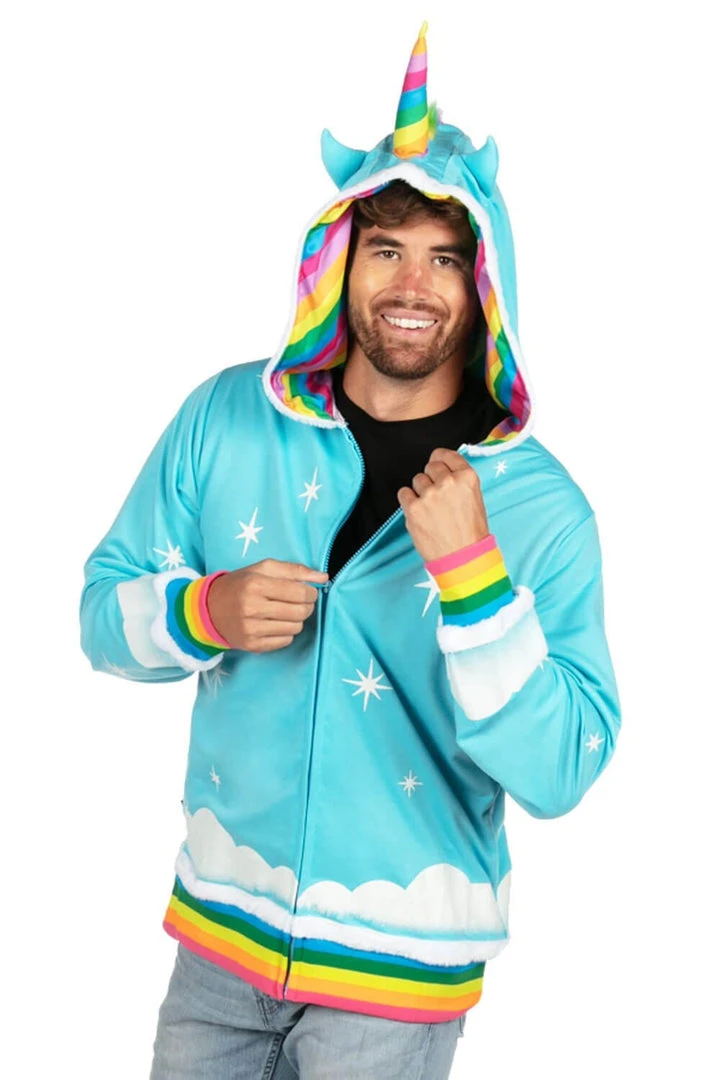 Tipsy Elves Men's Unicorn Hoodie 3 Tipsy Elves Men's Unicorn Hoodie