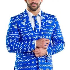 Tipsy Elves The Lit Menorah Blazer W/ Tie