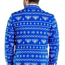 Tipsy Elves The Lit Menorah Blazer W/ Tie