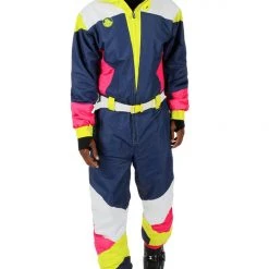 Tipsy Elves Men's Neon Knockout Snow Suit