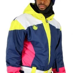 Tipsy Elves Holidays & Occasions Men's Neon Knockout Ski Suit