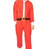 Tipsy Elves Men's Santa Jumpsuit With Fur