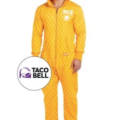 Tipsy Elves Men's Taco Bell Mighty Mild Sauce Jumpsuit