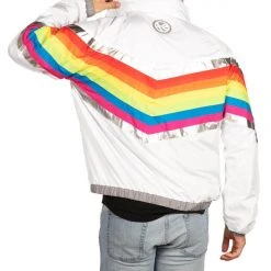 Tipsy Elves Rainbow Pro Windbreaker Jacket - Men's Cut
