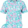 Tipsy Elves Men's Crustacean Vacation Hawaiian Shirt