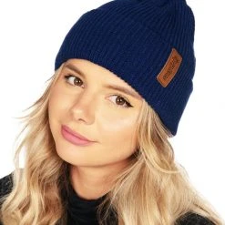 Tipsy Elves Navy Blue Beanie Holidays & Occasions
