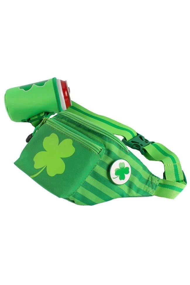 Tipsy Elves St. Patrick's Day Fanny Pack W/ Drink Holder Fanny Packs 5 Tipsy Elves St. Patrick's Day Fanny Pack W/ Drink Holder Fanny Packs