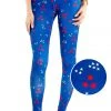 Tipsy Elves Women Star Spangled Leggings