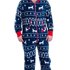 Tipsy Elves Men's Blue Reindeer Jumpsuit 21 Tipsy Elves Men's Blue Reindeer Jumpsuit