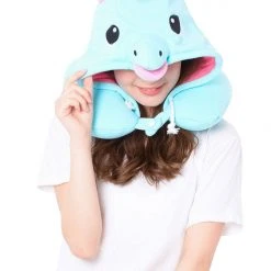 Tipsy Elves Holidays & Occasions Unicorn Hoodie Neck Pillow