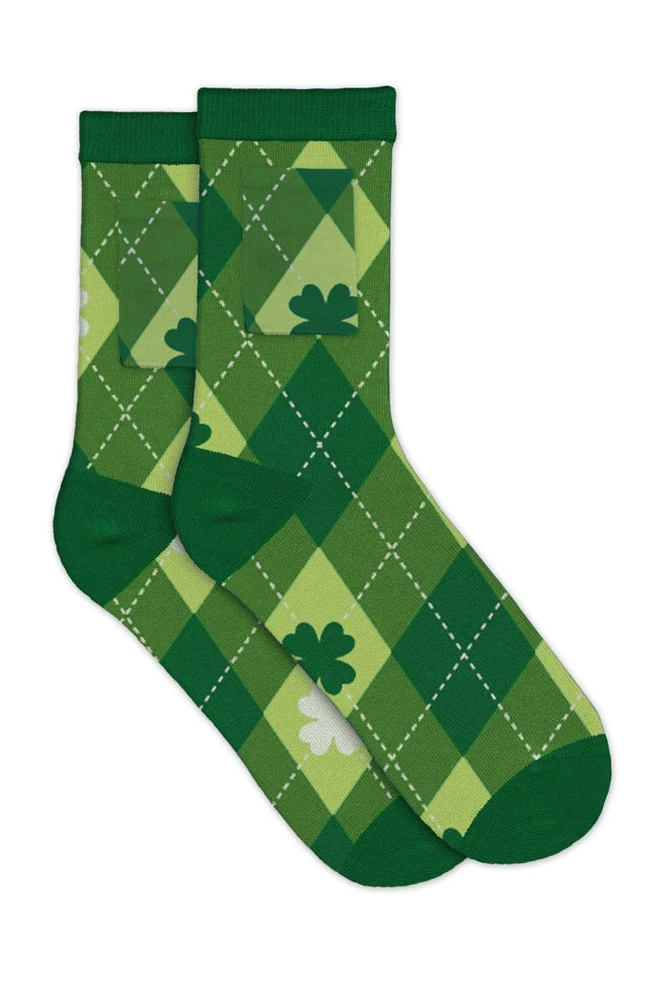Tipsy Elves Women's Argyle Socks With Pocket 3 Tipsy Elves Women's Argyle Socks With Pocket