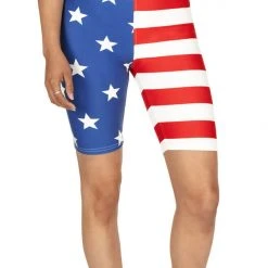 Tipsy Elves Women's American Flag Bike Shorts