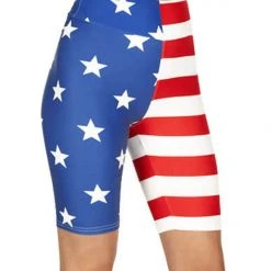 Tipsy Elves Women's American Flag Bike Shorts