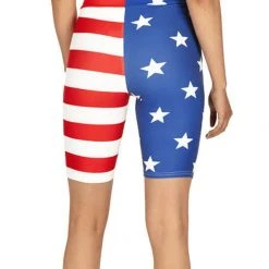 Tipsy Elves Women's American Flag Bike Shorts