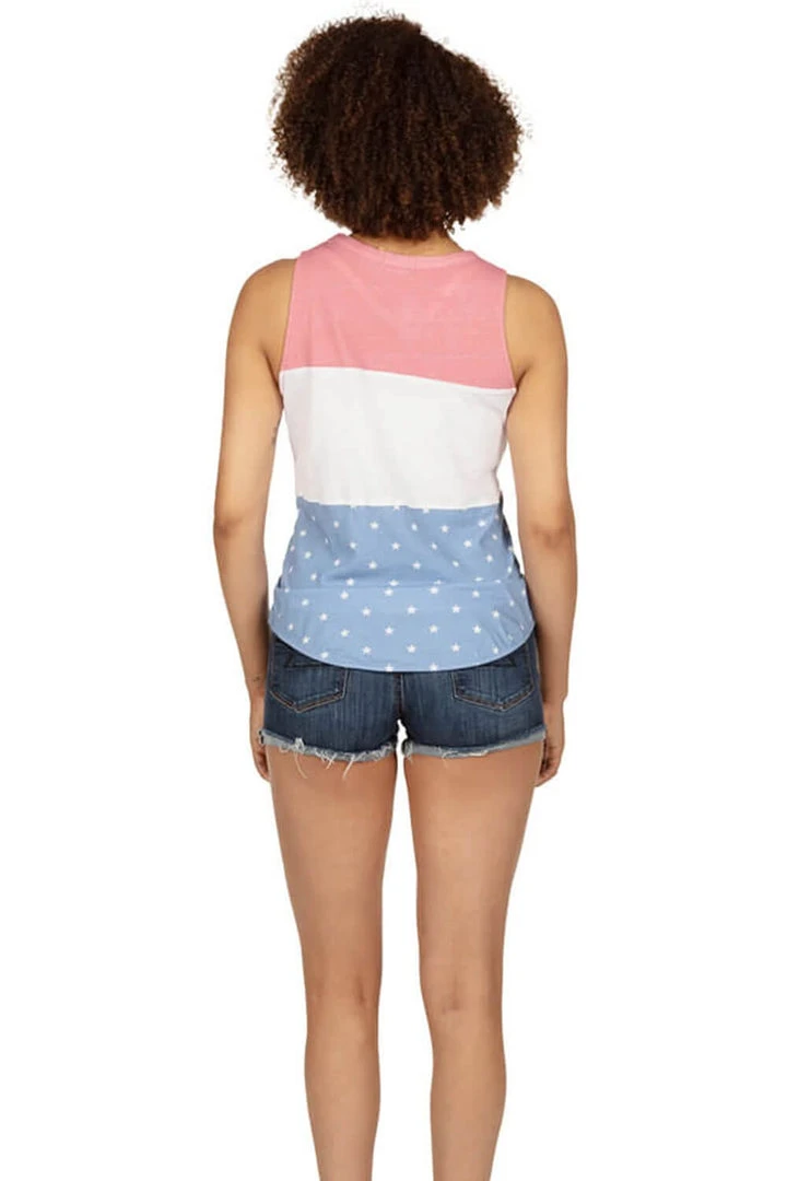 Tipsy Elves Women's Faded Flag Tank Top 5 Tipsy Elves Women's Faded Flag Tank Top