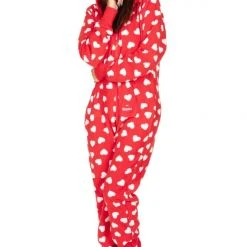 Tipsy Elves Women's Beating Hearts Jumpsuit & Gift Box 11 Tipsy Elves Women's Beating Hearts Jumpsuit & Gift Box