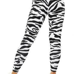 Tipsy Elves Zebra High Waisted Leggings Women