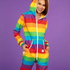Tipsy Elves Rainbow Jumpsuit - Women's Cut