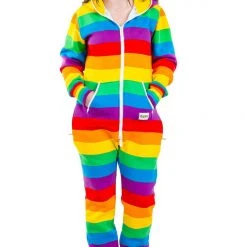 Tipsy Elves Rainbow Jumpsuit - Women's Cut 12 Tipsy Elves Rainbow Jumpsuit - Women's Cut