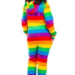 Tipsy Elves Rainbow Jumpsuit - Women's Cut 14 Tipsy Elves Rainbow Jumpsuit - Women's Cut