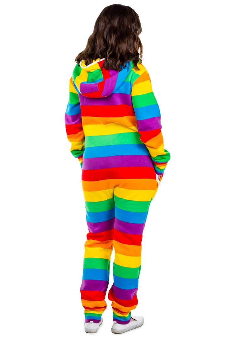 Tipsy Elves Rainbow Jumpsuit - Women's Cut 7 Tipsy Elves Rainbow Jumpsuit - Women's Cut