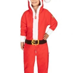 Tipsy Elves Boy's / Girl's Santa Jumpsuit With Fur Kids & Baby