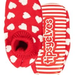 Tipsy Elves Beating Hearts Slipper Socks Women