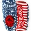 Tipsy Elves Holidays & Occasions Blue Reindeer Slipper Socks