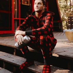 Tipsy Elves Lumberjack Slipper Socks Holidays & Occasions 8 Tipsy Elves Lumberjack Slipper Socks Holidays & Occasions