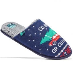 Tipsy Elves Men's Go Big Or Go Home Reef Slippers