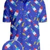 Tipsy Elves Patriotic Men's Grand Finale Golf Polo