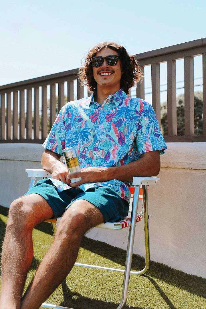 Tipsy Elves Men's Island Breeze Hawaiian Shirt 4 Tipsy Elves Men's Island Breeze Hawaiian Shirt