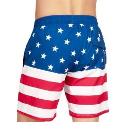 Tipsy Elves Patriotic American Flag Stretch Swim Trunks 10 Tipsy Elves Patriotic American Flag Stretch Swim Trunks