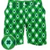 Tipsy Elves Men's Argyle Clover Shorts