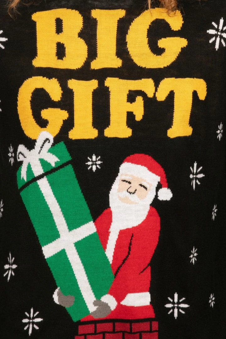 Tipsy Elves Men's Big Gift Energy Ugly Christmas Sweater 5 Tipsy Elves Men's Big Gift Energy Ugly Christmas Sweater