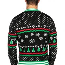 Tipsy Elves Men's Dino Mate Ugly Christmas Sweater 5 Tipsy Elves Men's Dino Mate Ugly Christmas Sweater