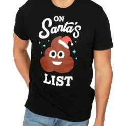 Tipsy Elves Men's On Santa's Sh*t List Tee