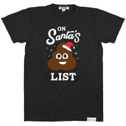 Tipsy Elves Men's On Santa's Sh*t List Tee