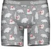Tipsy Elves Men's Polar Bear Boxer Briefs