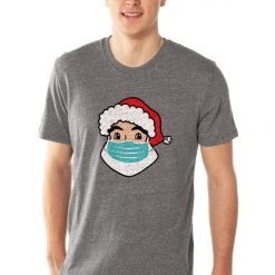 Tipsy Elves Men's Santa Mask Tee